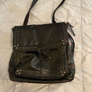 The Sak leather crossbody/backpack purse